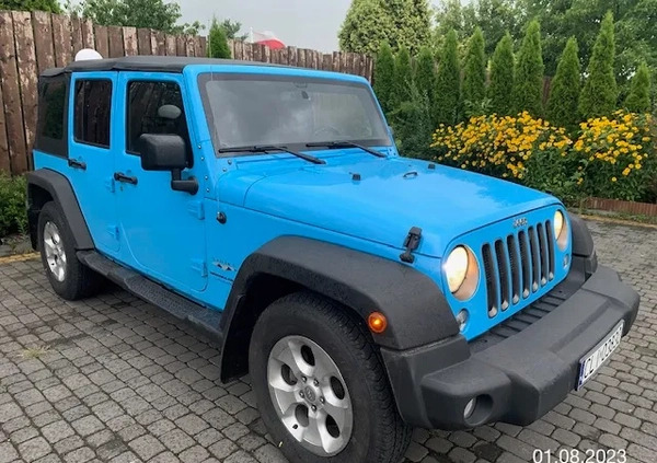 Jeep Wrangler cena 139900 przebieg: 101000, rok produkcji 2018 z Lipno małe 211